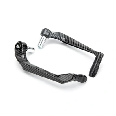 Image of Handlebar Brake Clutch Lever Hand Guard Protector, Motorcycle Protector 7/8Inch 22mm Universal Aluminum Alloy (Black)