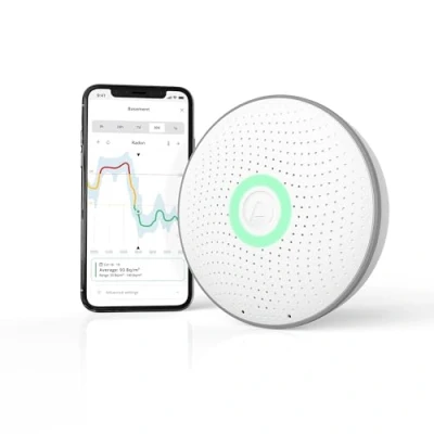Image of Airthings 2950 Wave Radon Smart Detector with Humidity and Temperature Monitor, Accurate Easy to Use, Cable Free