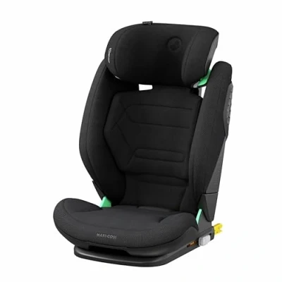 Image of Maxi Cosi RodiFix Pro² i Size, High Back Booster Seat, 3.5 12 Years, 100 150 cm, 3 Recline Positions, G Cell Side Impact Protection, ClimaFlow, ISOFIX Car Authentic Black