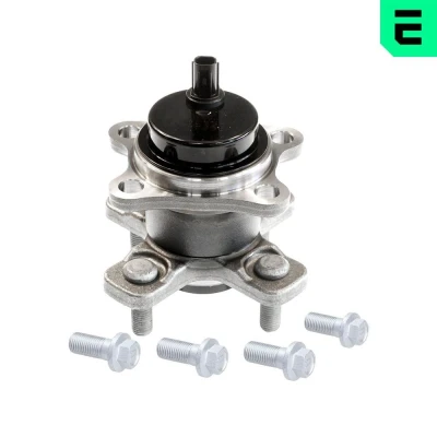 Image of 4245074010 Wheel bearing kit OPTIMAL 982011 with fastening material, integrated ABS sensor 135mm