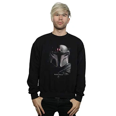 Image of Star Wars Men&#039;s The Mandalorian Poster Sweatshirt Black Large