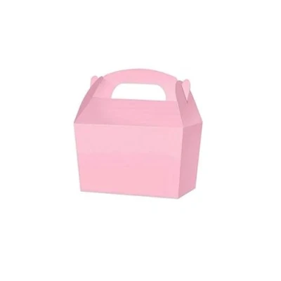 Image of Playwrite Treat Boxes Wedding Favour Cupcake Gift Party Box Choose From 13 Colours (20, Baby Pink)