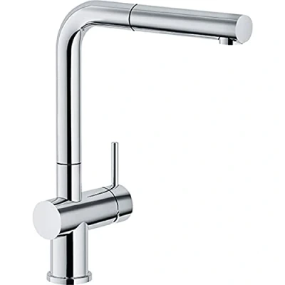 Image of Franke Kitchen Sink tap spout Active Plus Pull Out Chrome 115.0373.770, Grey