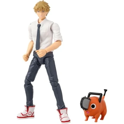 Image of ANIME HEROES Chainsaw Man Denji &amp; Pochita Action Figure