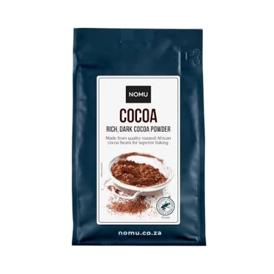 Image of NOMU Cocoa Powder Baking, Cooking, Cake Making, Hot Chocolate (500g) Rich Dark Flavour, Vegan, Kosher, Halaal