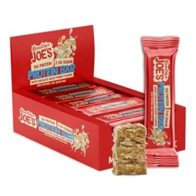 Image of Mountain Joes Protein Bar 12x55g (White Chocolate Salted Peanut)