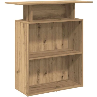 Image of vidaXL Reception Desk 100x40x104 cm Engineered Wood Office/Salon