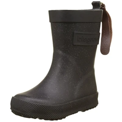 Image of Bisgaard Boy&#039;s Girl&#039;s 92007999 Rain Boots, Black Glitter Black, 4.5 UK Child