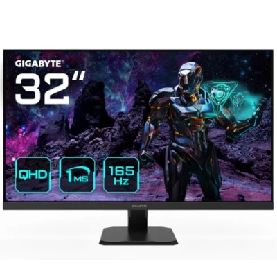 Image of Gigabyte GS32Q 31.5 QHD Gaming Monitor 2560 x 1440, 165Hz, 1ms, 300 cd/m², FreeSync Premium, HDR Ready, HDMI 2.0, Displayport 1.4