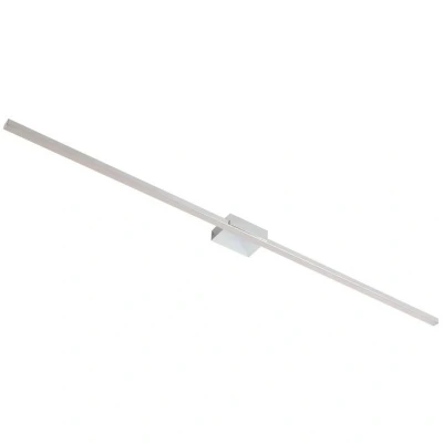 Image of Lucande LED mirror lamp Kivana, chrome, metal, 120cm, IP44