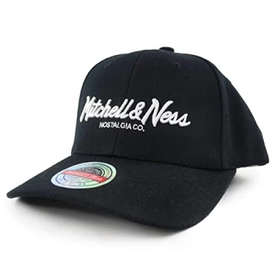 Image of Mitchell &amp; Ness Branded Pinscript Snapback Cap black, One Size