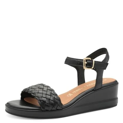 Image of MARCO TOZZI Women&#039;s Sandale 2 28317 44, Black, 6 UK
