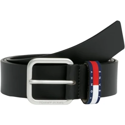 Image of Tommy Jeans RYAN Belt, Men&#039;s, Size: 42, Black