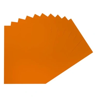 Image of Pack of 100 A4 Orange Coloured Paper 75gsm Sheets
