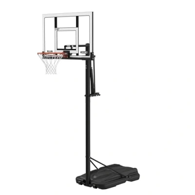Image of LIFETIME Adjustable Portable Basketball Hoop, Power Lift Adjustment, 52 Inch Polycarbonate Backboard