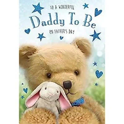 Image of Regal Publishing Character Father&#039;s Day Card Daddy to be 9 x 6 inches (C88399)