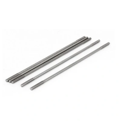Image of Sourcingmap M4x150mm 304 Stainless Steel Double End Threaded Stud Screw Bolt 5pcs