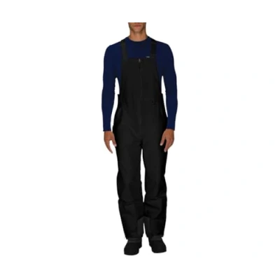 Image of ARCTIX Men&#039;s Essential Insulated Overalls skiing bibs, Black, M 32L UK
