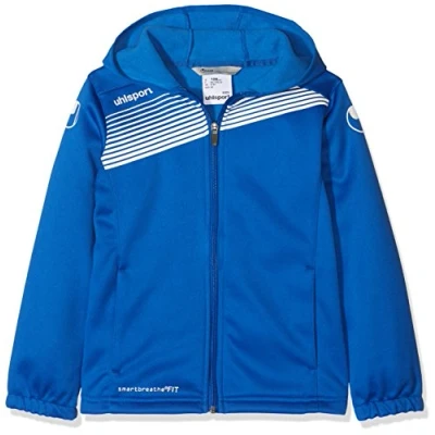 Image of Uhlsport Kids Liga 2.0 Hooded Jacket Azurblue/White, 152