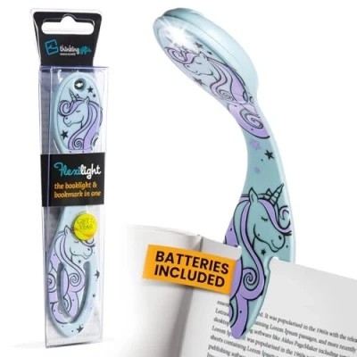 Image of Gifts for Readers &amp; Writers Flexilight 2 in 1 LED Reading Light Clip On Bookmark Book Lamp Children Adults Essential Accessories Gift Lovers