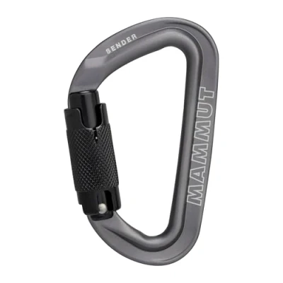Image of Mammut Sender Twistlock Carabiner Grey