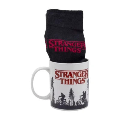 Image of Stranger Things Logo Mug and Socks