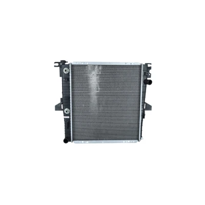 Image of F67H8005AA, XL2H8005CA, XL2Z8005CA Engine radiator NRF 56034 Aluminium 596mm 530mm 33mm with mounting parts Brazed cooling fins