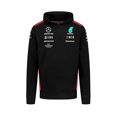 Image of Mercedes AMG Petronas Formula One Team 2023 Hoodie Black Men Size: XL