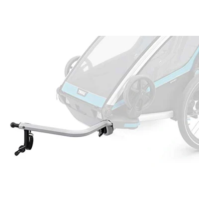 Image of Thule Chariot replacement cycle hitch arm for Cross or Lite,Black, Silver