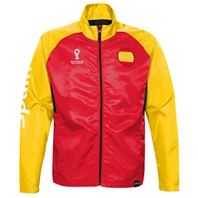 Image of Official Fifa World Cup 2022 Training Jacket, Youth, Spain, Age 13 15
