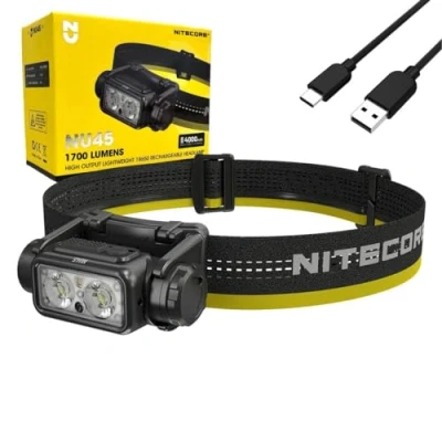 Image of Nitecore NU45 Fast Charging 8 core UHE LED Headlamp 1700 Lumens
