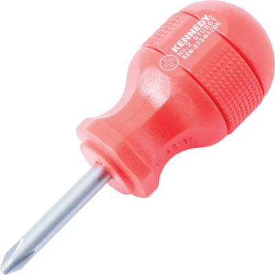 Image of Kennedy Hi Grip Stubby Phillips Screwdriver, No.2 Tip, 40mm Blade
