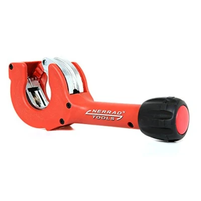 Image of Nerrad Tools NT4067 Adjustable Ratchet Action Copper/INOX Tube Cutter, Red/Black, 35 67 mm