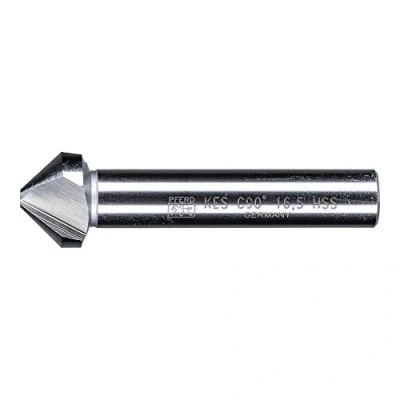 Image of PFERD HSS Taper/Deburring Countersink 90, Ø 16.5 mm, Shaft Diameter 10 DIN 335 C 25202113 for Countersinking 90 Screws