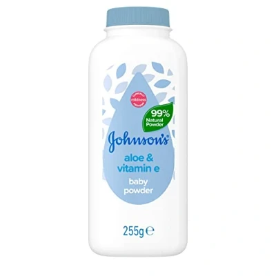 Image of Johnson &amp; Baby Protective Cornstarch Powder with Aloe Extract, 9 oz