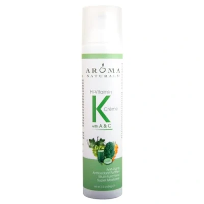 Image of Aroma Naturals Vitamin K Creme (Super Moisturising, Eco Airless Pump Bottle, 93ml)