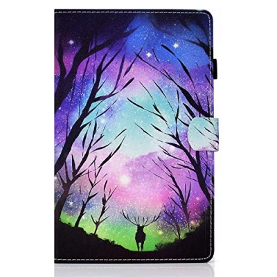 Image of Case for Samsung Galaxy Tab A 10.5&quot; 2018 SM T590/T595, Leather Stand Cover Tablet Auto Wake/Sleep Document Card Slots 10.5 Inch