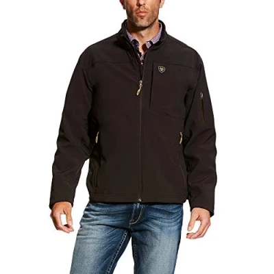 Image of ARIAT Men&#039;s Vernon 2.0 Softshell Jacket, Espresso, Large