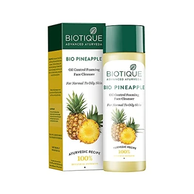 Image of Biotique Pineapple Fresh Foaming Cleansing Gel for Normal To Oily Skin