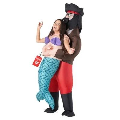 Image of Morph Inflatable Carry Me Mermaid Costume Adult, Womens Pirate Adult Women, Sexy Halloween Costumes Women