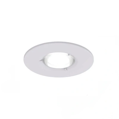 Image of Ansell Edge Fire Rated GU10 downlight Matt White