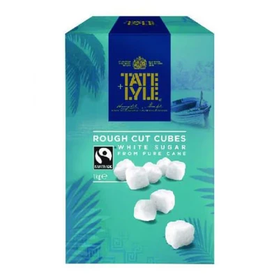 Image of Tate and Lyle Rough cut White Sugar Cubes (Pack 1kg)