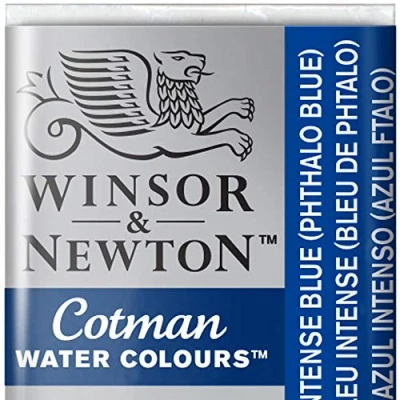 Image of Winsor and Newton Cotman Half Pan Intense Blue