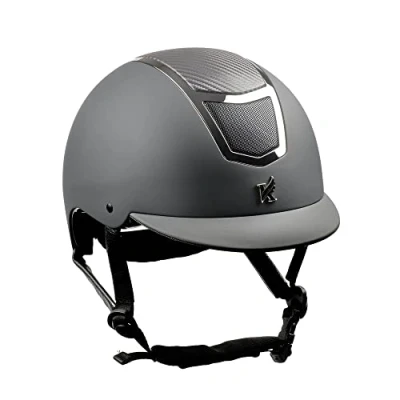 Image of Shires Karben Sienna Riding Hat Grey 59 61cm