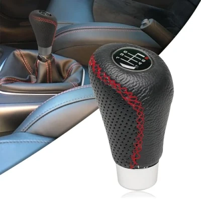 Image of Sumex / Suministros Exteriores SA Race Sport 2505GRR Standard Gear Knob Red/Black