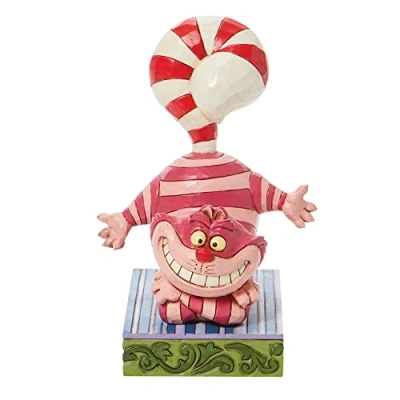 Image of Disney Traditions Christmas Cheshire Cat Figurine 11.5cm Multicoloured 6008984