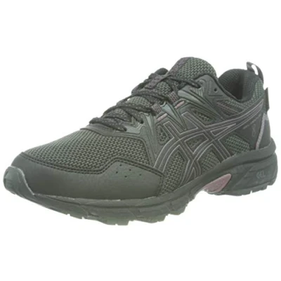 Image of Asics Women&#039;s Gel Venture 8 Waterproof Trail Running Shoe, Black/Grape, 2.5 UK