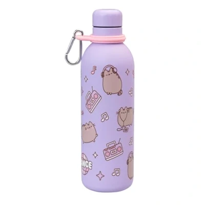Image of Grupo Erik Metal Water Bottle Pusheen / 500 ml 17 oz, Hot And Cold Bottle, 500ml Metal, Cute Gifts, Merchandise