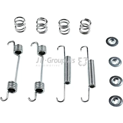 Image of Rear Parking Brake Shoes Accessory Kit Fits HYUNDAI KIA Tucson Sportage 04 10