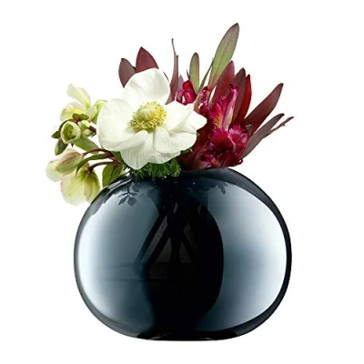 Image of LSA Epoque Vase H13.5cm Sapphire/Lustre 1 Unit Mouthblown &amp; Handmade Glass EQ13